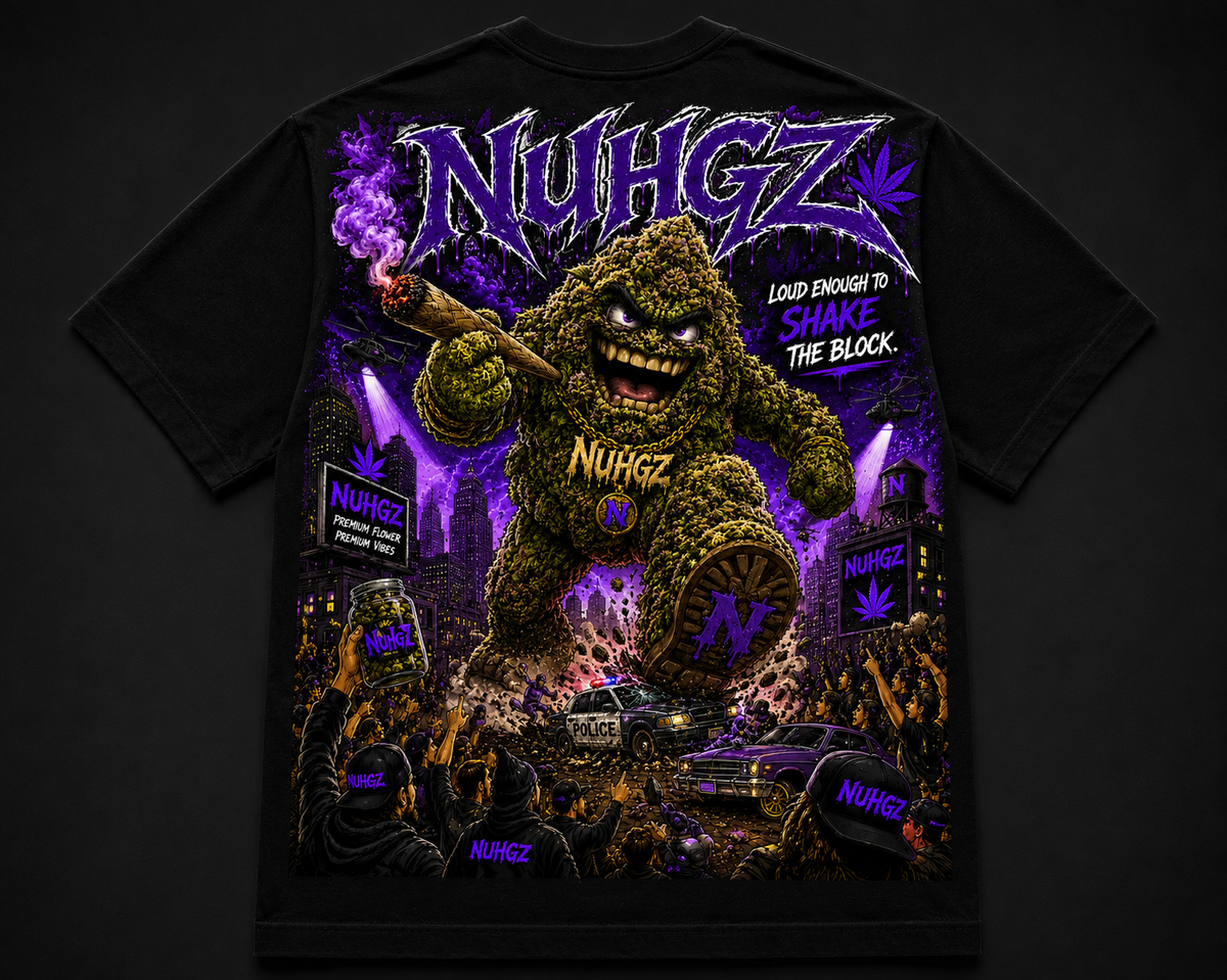 Nuhgz Shake the Block Tee - back graphic