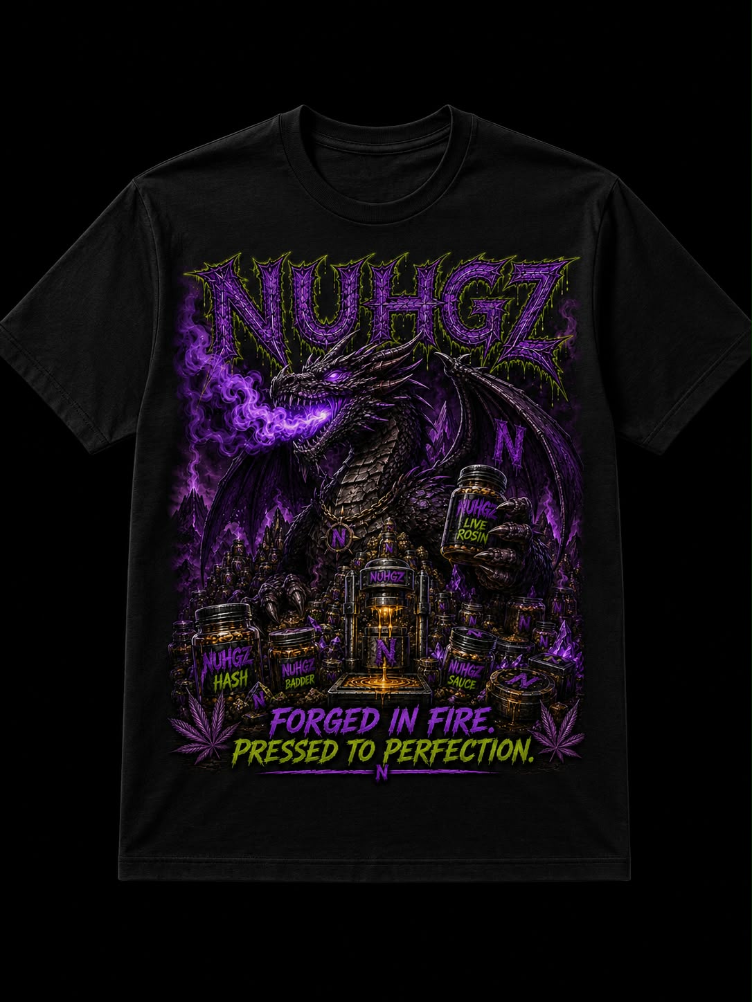 Nuhgz Puff the Magic Dragon Tee